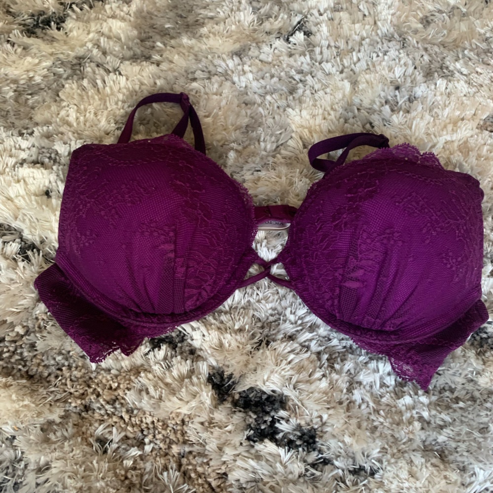 victoria’s secret lace push up bra